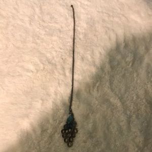 Peacock necklace